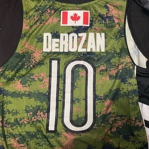 Camouflage Demar DeRozan Toronto Raptors Jersey.